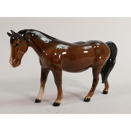 66 - Beswick brown boys pony 1480