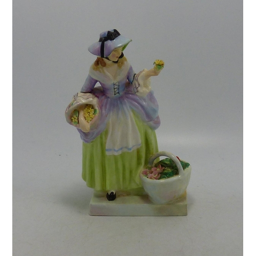 200 - Royal Doulton English Porcelain Figurine Pantalettes HN 1507, restored around neck & shoulder