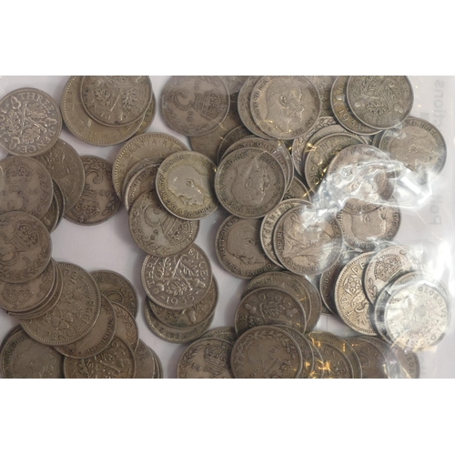 665 - A mixed collection of items to include Pre 19547 Part Silver coins 125g