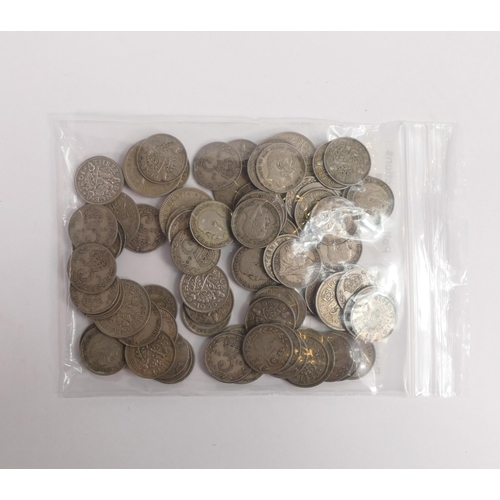 665 - A mixed collection of items to include Pre 19547 Part Silver coins 125g