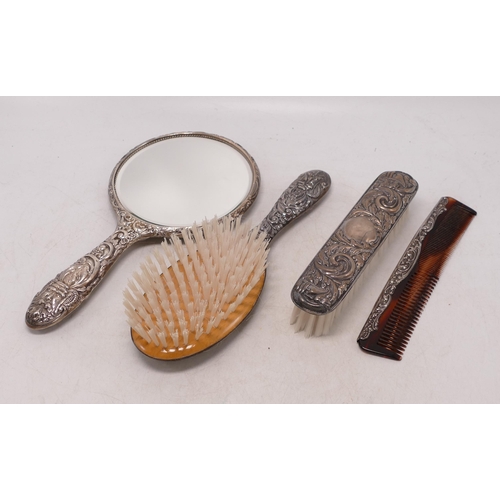 803 - Silver Dressing Table Brush Set