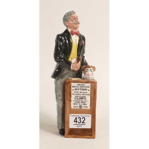 432 - Boxed Royal Doulton Character Figure 'The Auctioneer' HN2988