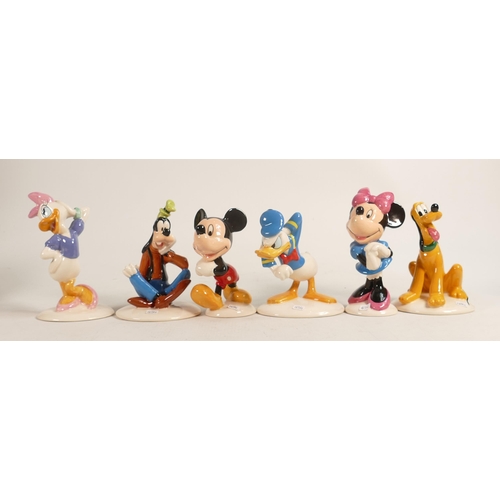 434 - Royal Doulton The Mickey Mouse 70th Anniversary Collection: Donald Duck MM3, Mickey Mouse MM1,Goofy ... 