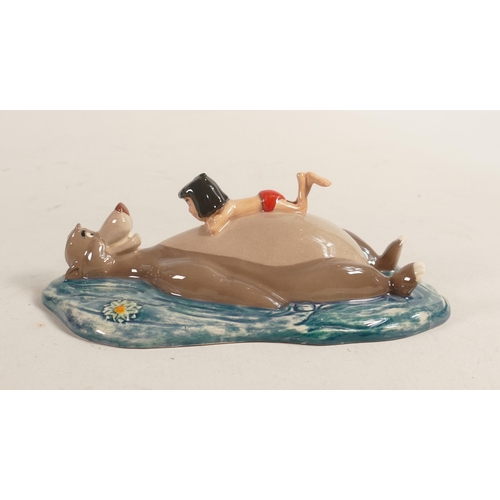 444 - Royal Doulton Jungle Book figures Floating Along JB6, ltd edition, boxed