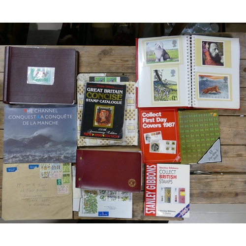 649 - A collection of mainly first day covers including some more recent ones contained in 4 matching albu... 