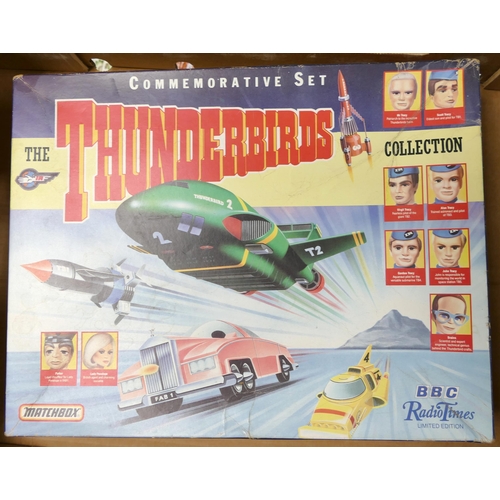 268 - A boxed Matchbox Thunderbirds BBC Radio Times Limited Edition Commemorative Set of diecast figures