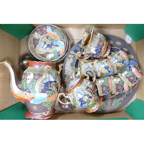 269 - Japanese 20th Century Satsuma Patterned Tea set