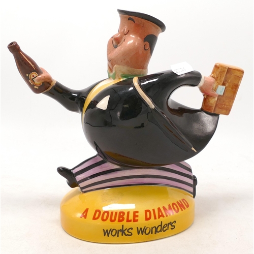 324 - Beswick Ware Double Diamond Adverting Figure, missing hat