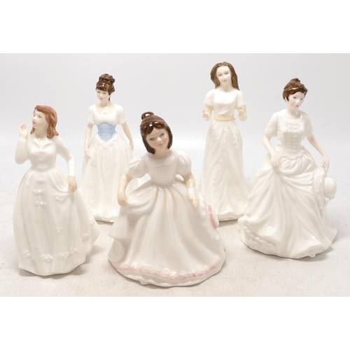 330 - Royal Doulton Collectors Club Figures Melody, Amanda, Joy, Harmony & Sentiments Greetings, all boxed... 