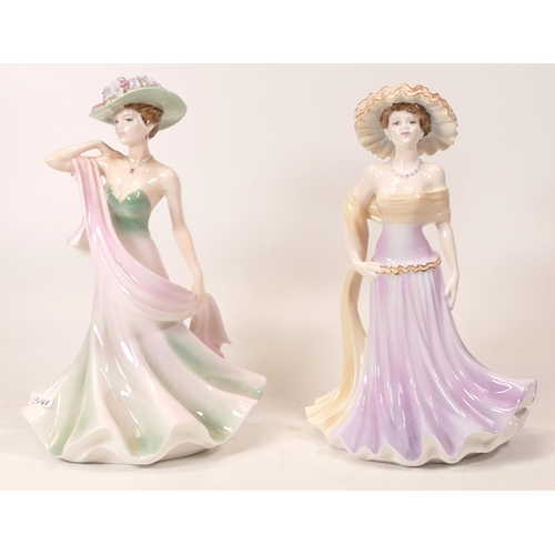 341 - Coalport Lady figures to include Special Memories & Summers Day(2)