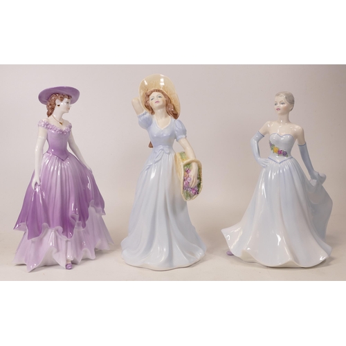 342 - Coalport Lady figures to include Jayne, Honor & Diana(3)