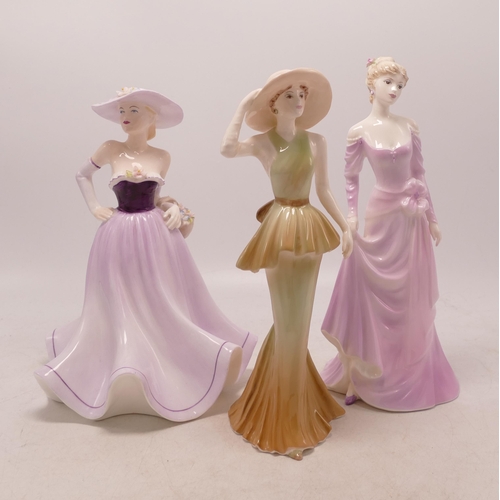 343A - Coalport lady figures to include Demetria, Veronica and Special Occasion (3)