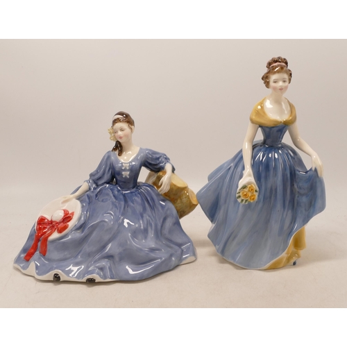 343D - Royal Doulton lady figures to include Elyse HN2429 and Melanie HN2271 (2)