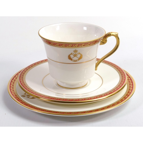 14 - De Lamerie Fine Bone China, heavily gilded Special Commission Trio , specially made high end quality... 