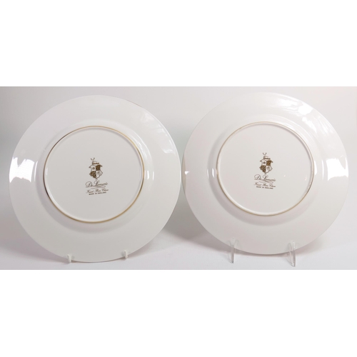 20 - De Lamerie Fine Bone China, heavily gilded dinner plates , specially made high end quality item, Mad... 