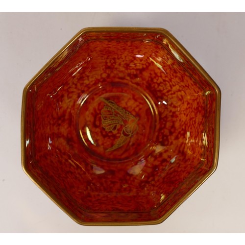 427 - Wedgwood Lustre Octagonal Bowl, diameter 9cm