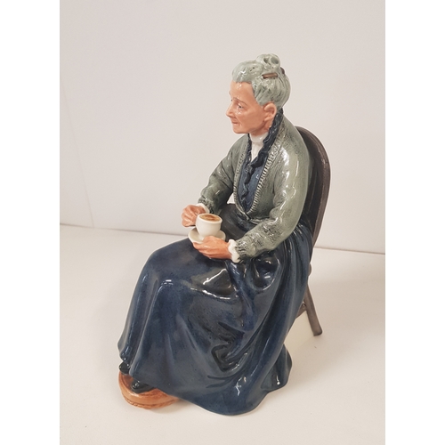 188 - Royal Doulton Character Figure The Cup of Tea Hn2322