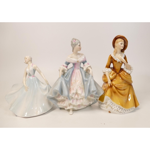 478 - Royal Doulton Lady Figures Southern Belle Hn2425, Pirouette Hn2216 & Sandra Hn2275(3)