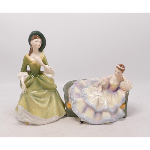 495 - Royal Doulton Lady figures Pauline Hn24411 & Sandra Hn2401(2)