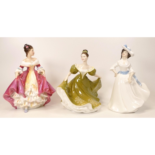 509 - Royal Doulton Lady Figures Margaret Hn2397, Lynne Hn2329 & Southern Belle Hn2229(3)