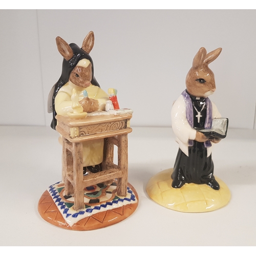 177 - Royal Doulton Bunnykins figures, 'Vicar' DB 254 together with 'Sister Mary Barbara' DB334. (2)