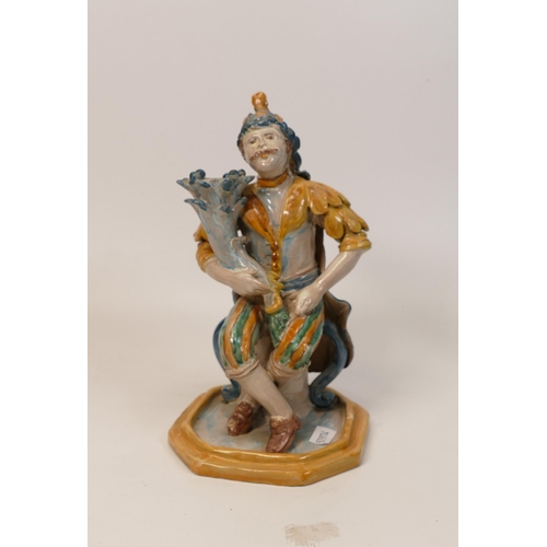 517 - Sicilian GIACOMO ALESSI Pottery Figure, height 20cm