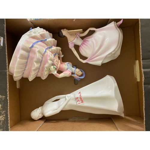 159 - Royal Doulton figures Tomorrows Dreams White (1st), together with Royal Doulton Hannah HN3369 (2nd),... 