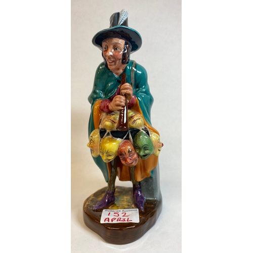 152 - Royal Doulton character figure The Mask Seller HN2103.