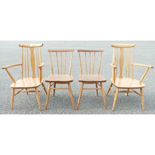 597 - Four Mid Century Ercol Chairs(4)