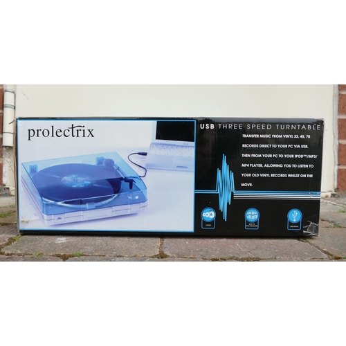 531 - Boxed Prolectric USB Turntable