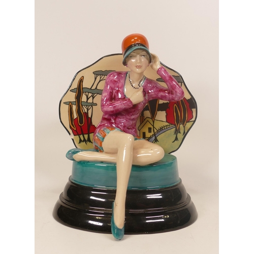 158 - Kevin Francis / Peggy Davies Limited Edition figure Day Dreamer (chip to plate)