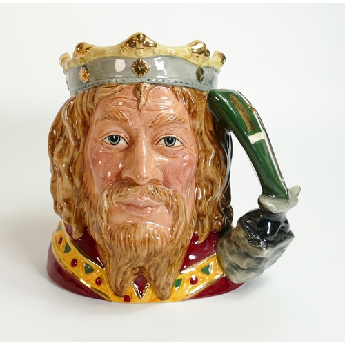 294 - Royal Doulton Large Character Jug King Arthur D7055, limited edition