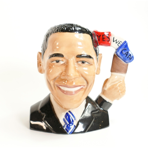 295 - Peggy Davies Barack Obama character jug.