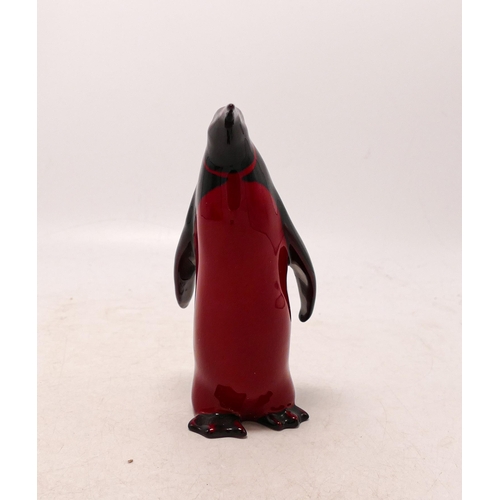 112 - Royal Doulton Flambe Penguin, height 15cm