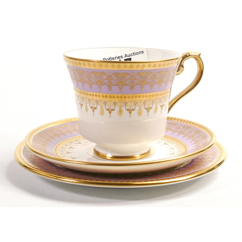 17 - De Lamerie Fine Bone China, heavily gilded Trio , specially made high end quality item, Made in Engl... 