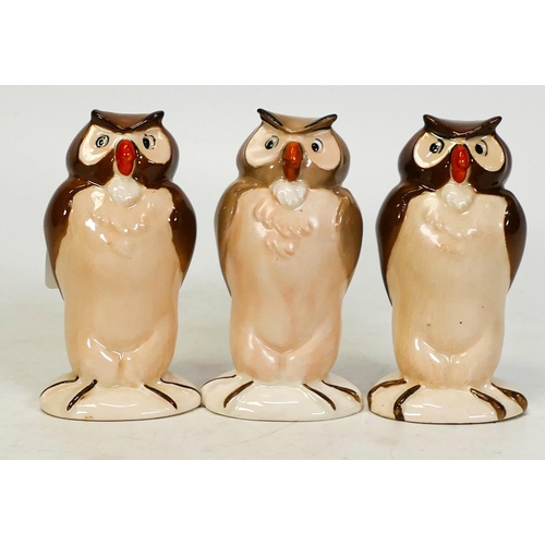 242 - Three Beswick Winnie the Pooh owl figures (3)