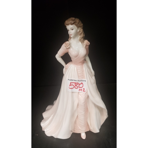 580 - Coalport Lady Figure Ladies of Fashion 'Jacqueline' (seconds)