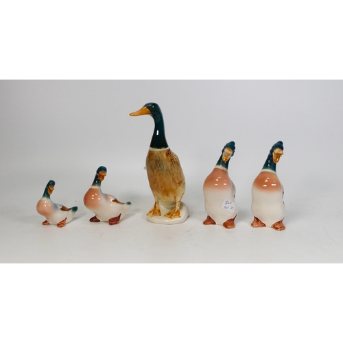 388 - A collection of Beswick Mallard Duck Figures, tallest 14cm(5)