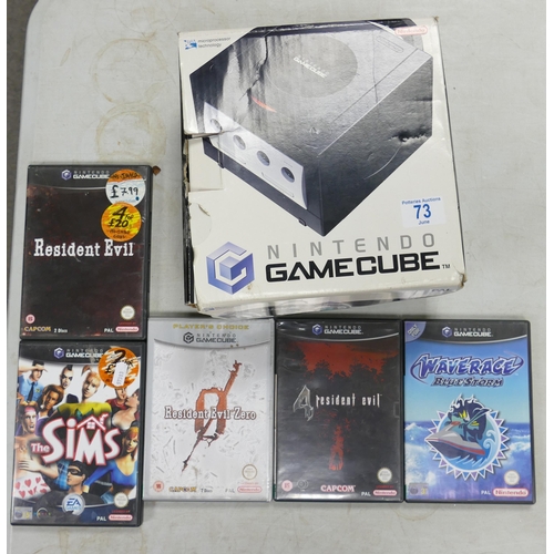 73 - Nintendo Boxed Game Cube & games  video games system