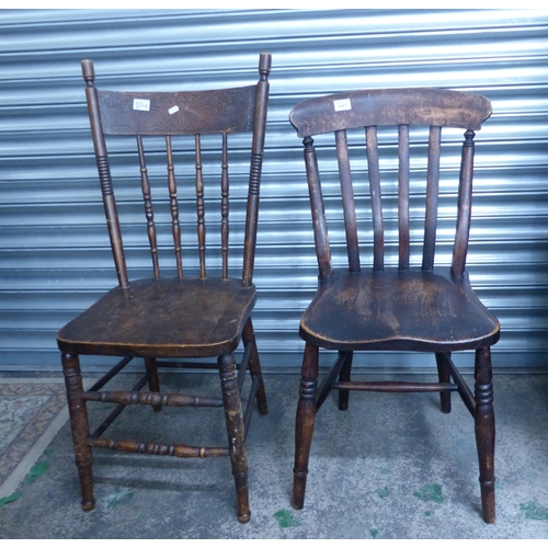 531 - Two non matching early 20th century bedroom/side chairs (2).