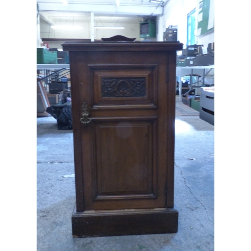 517 - Early 20th Century Mahogany small side cabinet (with later mahogany veneer to top) 77cm High x 42.5c... 