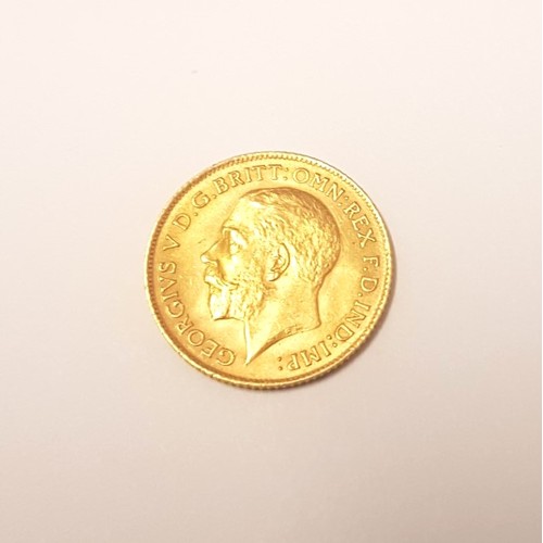 321 - Half Sovereign Gold Coin, dated 1914.