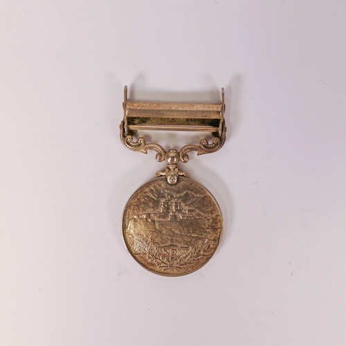 740 - India General Service medal with Mohmand bar / clasp to 808550 Gnr. E Cartwright R.A.