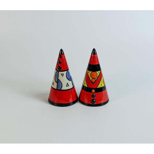 45 - Two limited edition Lorna Bailey sugar sifters, one in the Hoopla pattern together with one in the C... 