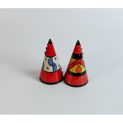 45 - Two limited edition Lorna Bailey sugar sifters, one in the Hoopla pattern together with one in the C... 