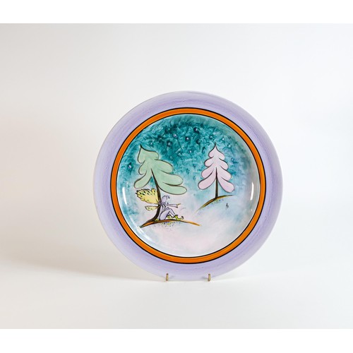 56 - The Design Range by Carla Lou, Enchanted Forest Fairy prototype large charger, diameter 33cm