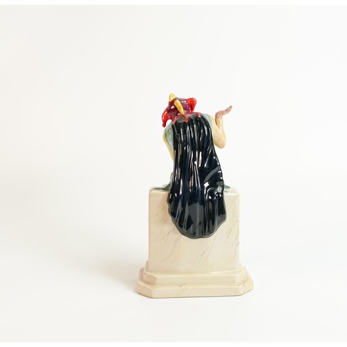 197 - Carlton Ware figure of a seated Jester on a wall, height 21cm