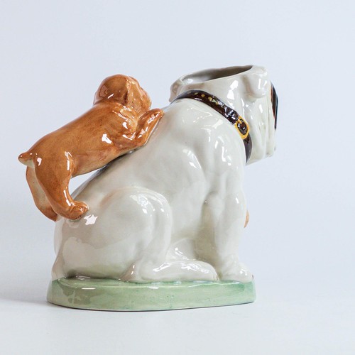 298 - Kevin Francis Ceramics model of the British Bulldog in white and brown colourway, limited edition of... 