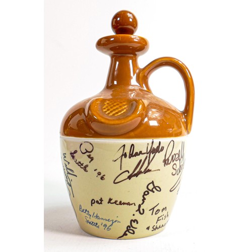 316 - Wade Stoneware flagon signed, height 20cm. These items were removed from the archives of the Wade fa... 