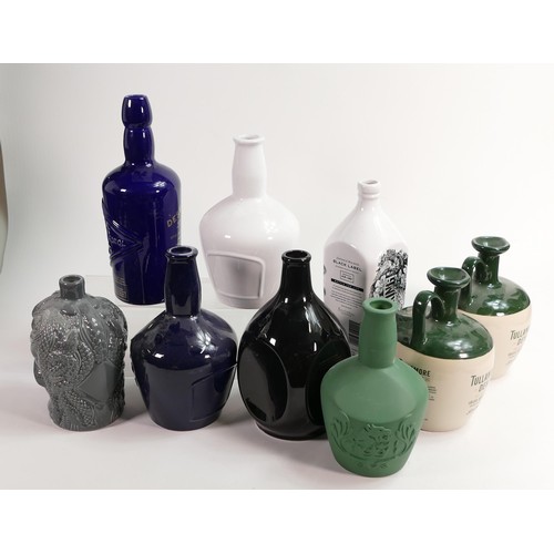 348 - Wade Whisky themed ceramic decanters including  - Lauders, Johnnie Walker Black Label, Tullamore Dew... 